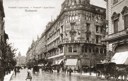 Budapest, Kossuth Lajos Straße, um 1905