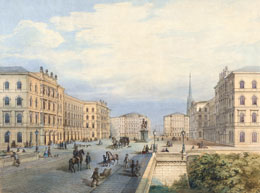 Moriz von Löhr, Projekt für den Schwarzenbergplatz, 1861