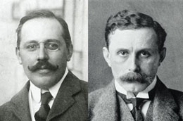 Porträt Josef Hoffmann und Adolf Loos