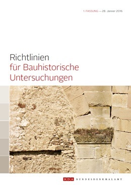 [Richtlinien für Bauhistorische Untersuchungen Cover]