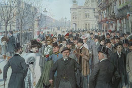 Ringstraßen-Korso, um 1900