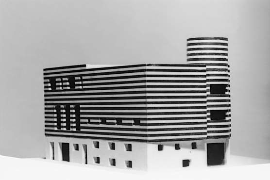 Adolf Loos, Haus Josephine Baker, Paris XVI, Avenue Bugeaud, Frankreich (Projekt für den Um- und Zusammenbau zweier bestehender Häuser), 1927, Modell