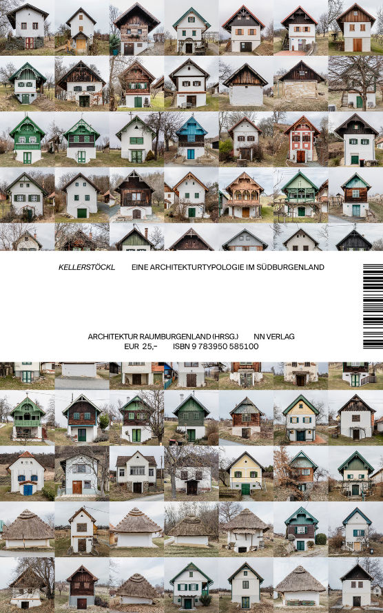 Buchcover Kellerstöckl, es zeigt zahlreiche verschiedene Kellerstöckl