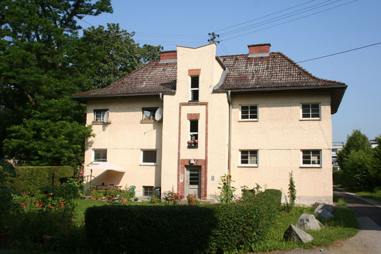 Curt Cühne, Arbeitersiedlung Sintstraße, Linz, 1927, Zustand 2013, Foto: Hans Koberger