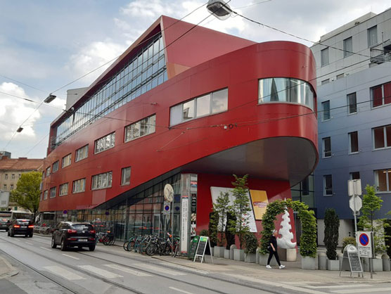 Das Genäude des neuen Architekturarchivs Steiermark