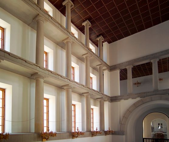 Plecnik - Prager Burg, Säulenhalle