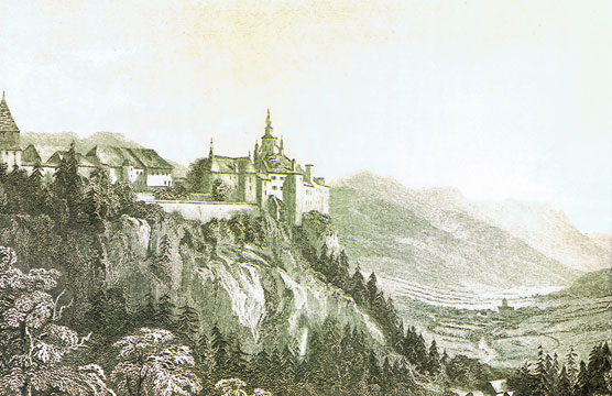 Ansicht Burg Strechau