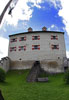 Burg Strechau,Ostfassade mit Zisterne