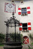 Burg Strechau, Innenhof mit Renaissancearkaden