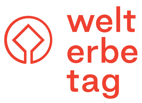 weiß-rotes Logo zum Welterbetag