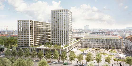 Entwurf: Hotel InterContinental NEU &ndash; Sommeransicht, Isay Weinfeld und Sebastian Murr, Rendering: Nightnurse